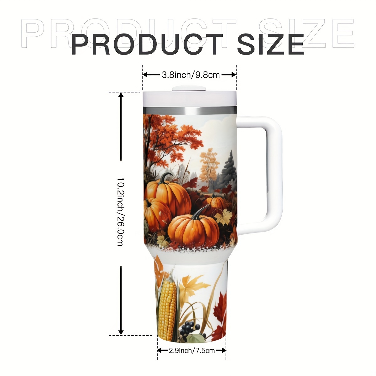 1pc 40oz Autumn Pumpkins Insul - огляд і ціна Travel Accessories Ideas