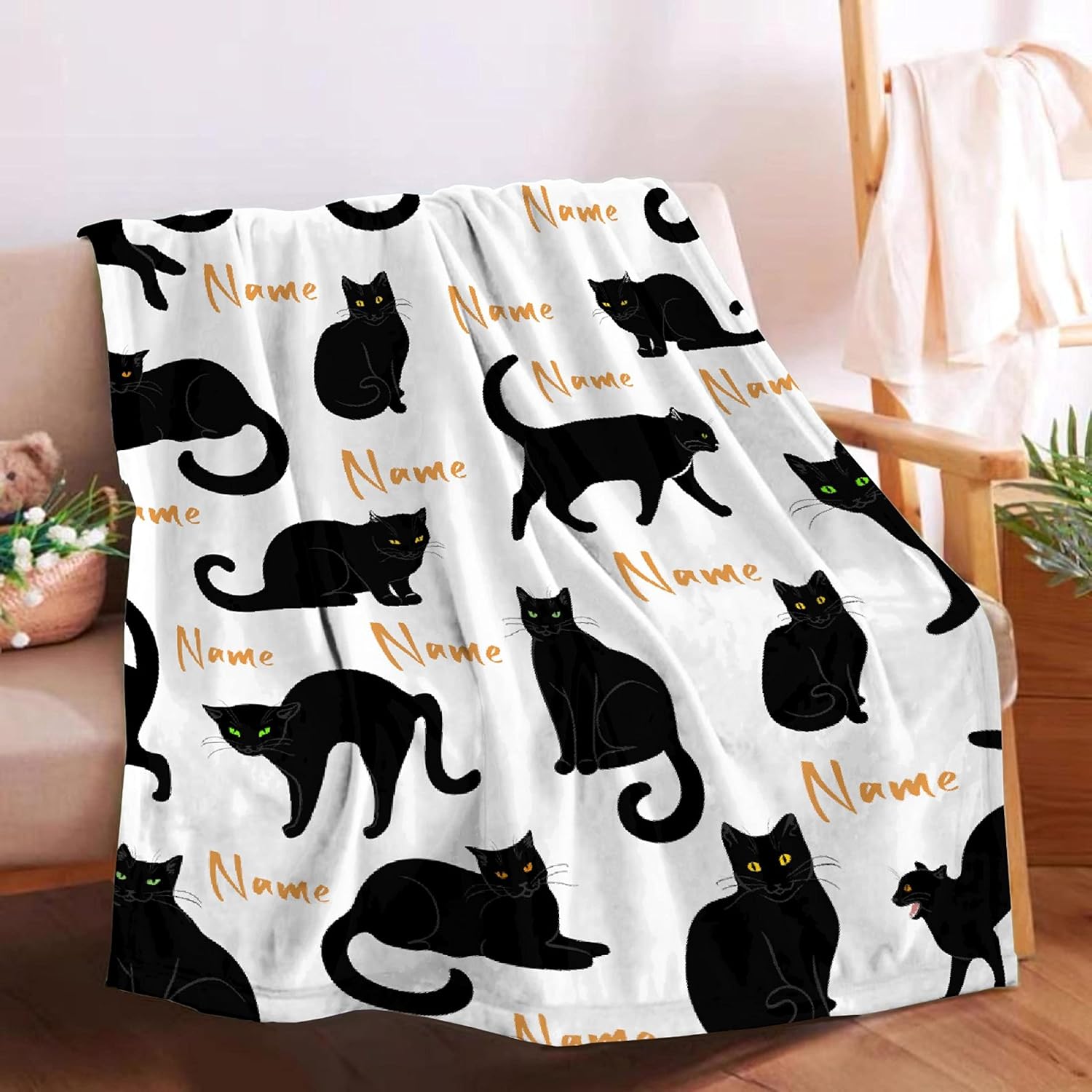 Cute Cat Print Throw Blanket P - огляд і ціна Travel Accessories Ideas