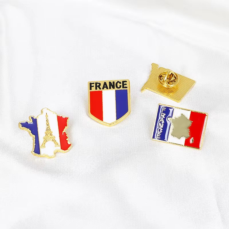 France Flag Enamel Pins Eiffel - огляд і ціна Travel Accessories Jewelry