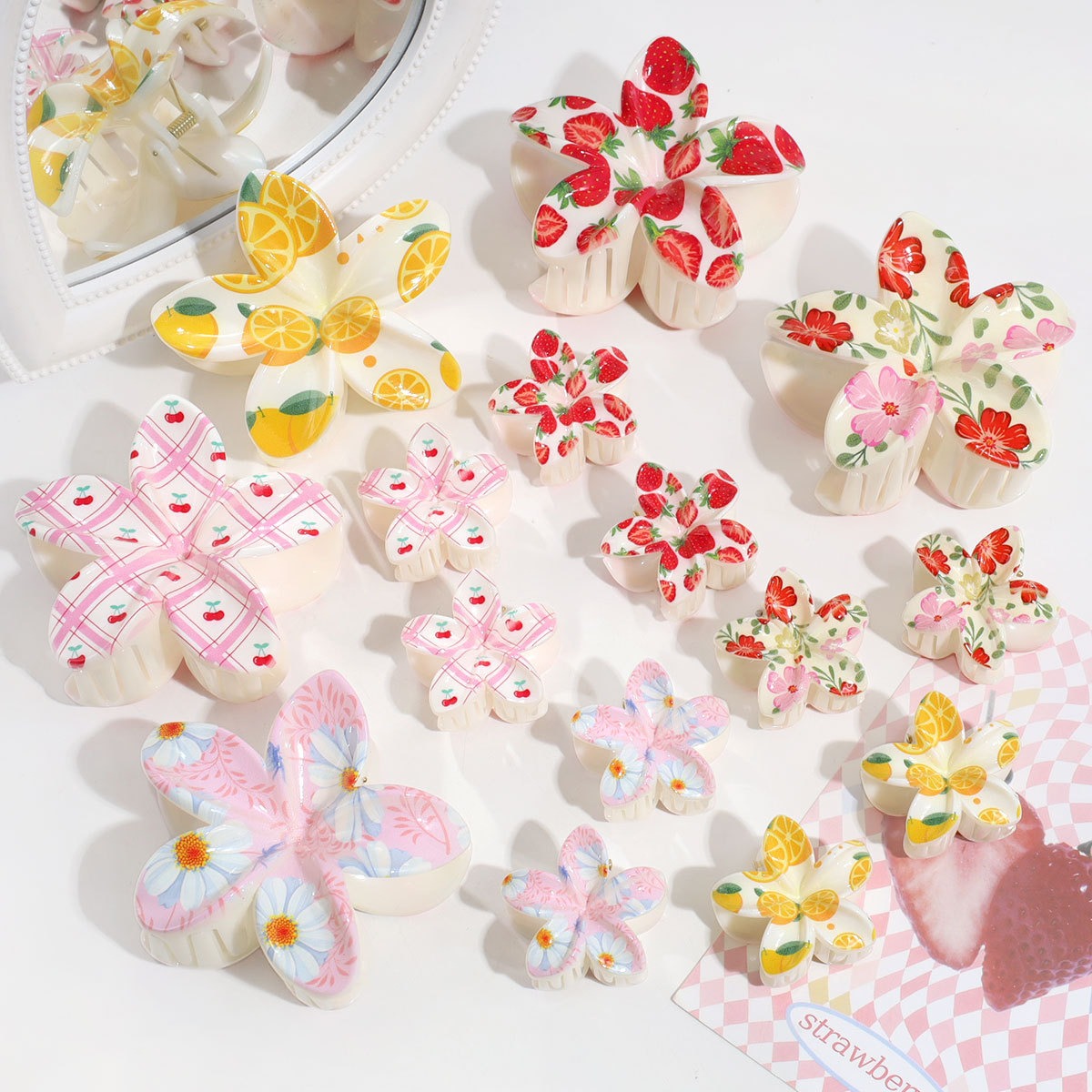 3pcs Cute Fashion Colorful Fru - огляд і ціна Travel Accessories Aesthetic